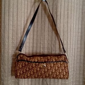 Christian Dior Vintage  Brown Shoulder Bag Handbag